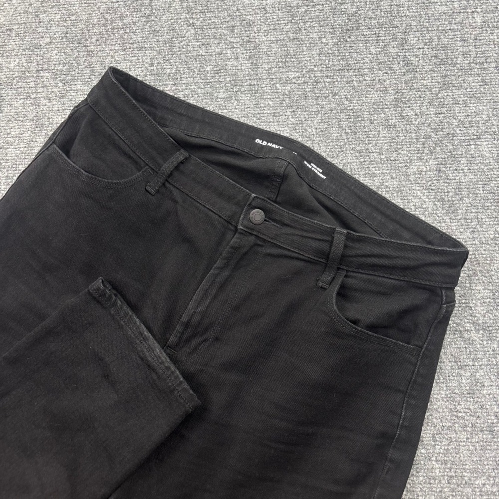 Old Navy Jeans 14‎ Black High-Rise Wow Straight Denim Womens